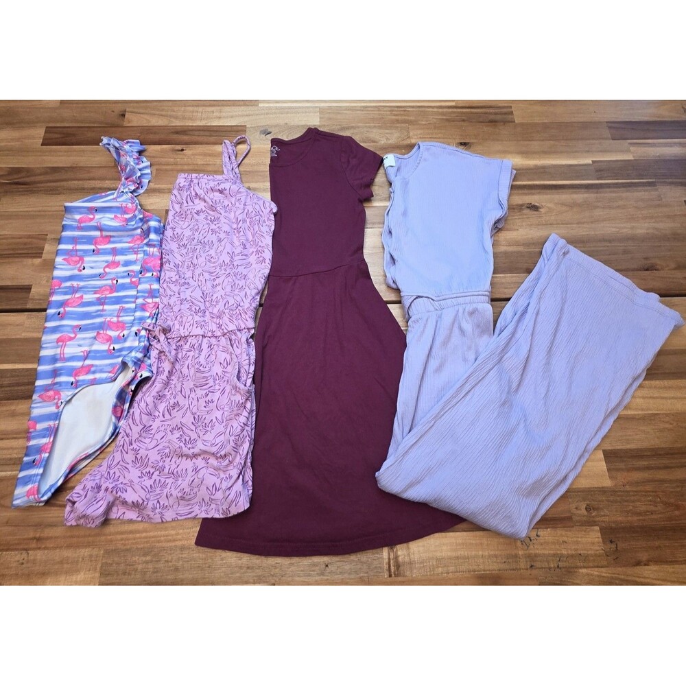 Girls XL 14/16 Clothing Bundle Cat & Jack Old Navy Dress Jumpsuit Swimsuit